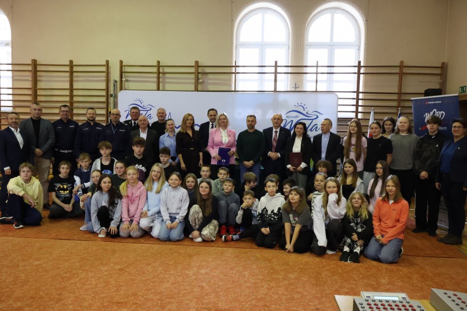 Uroczystość otwarcia Sali Bezpieczeństwa Ruchu Drogowego